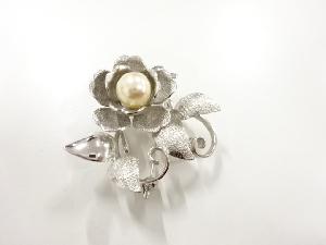 アンティーク　パール帯留め